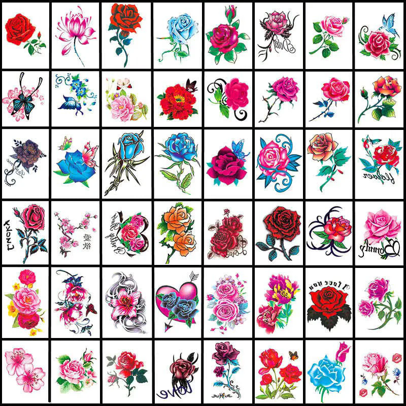 Trendy 3D-tatoeage stickers - Image 12
