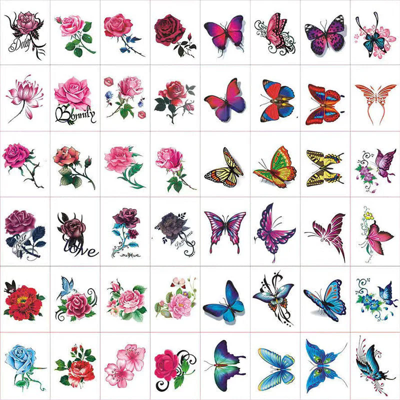 Trendy 3D-tatoeage stickers - Image 13