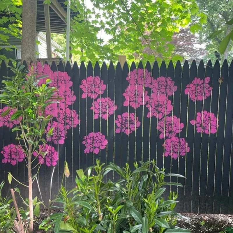 Tuinhek grote bloemstencils - Image 7
