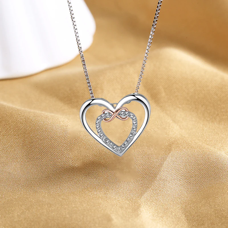 Twee harten Infinity ketting - Image 7