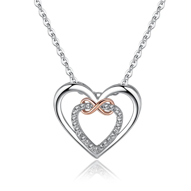 Twee harten Infinity ketting - Image 9