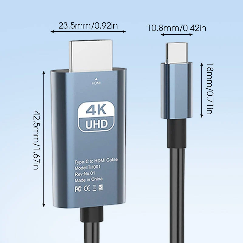 Type-C naar HDMI Adapter — Indrukwekkend Scherpe Beeldkwaliteit - Image 7