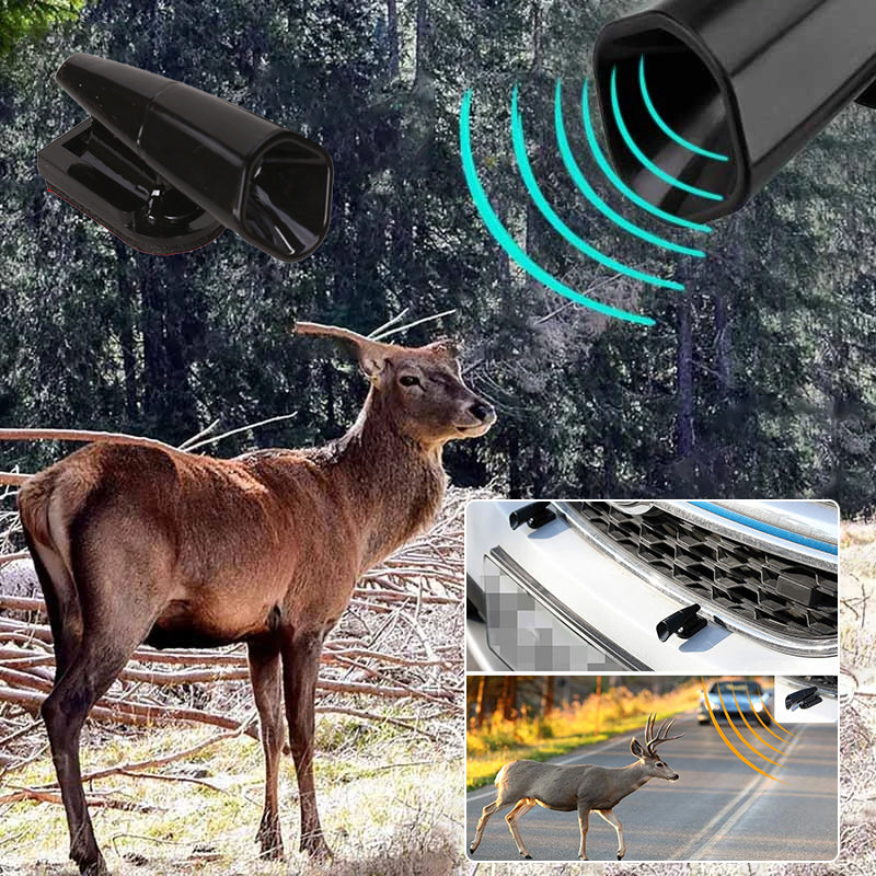 Ultrasone hertenwaarschuwingsfluitafweerder voor in de auto - Image 2