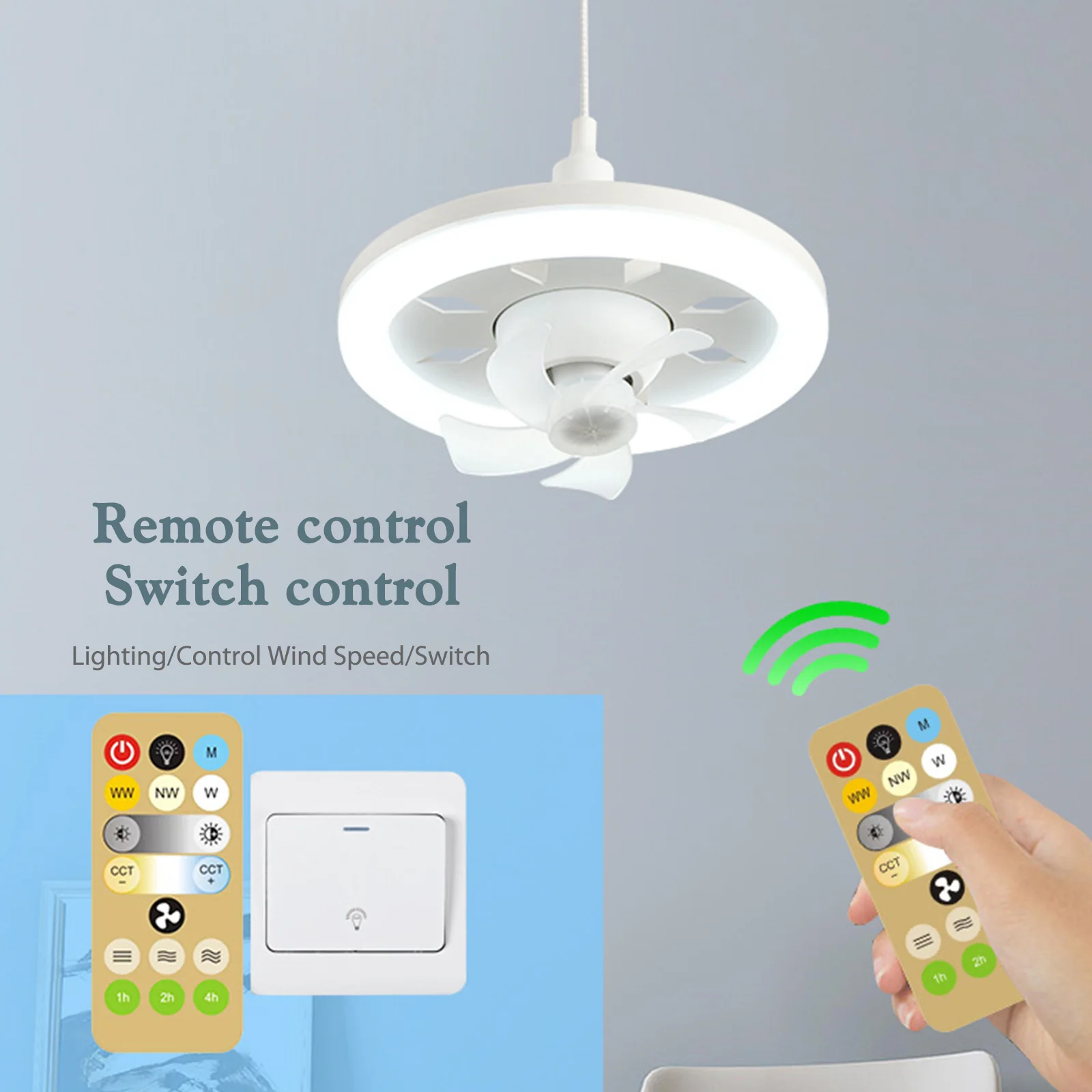 Unieke 360° Plafondventilator - Inclusief Gratis Afstandsbediening - Image 2