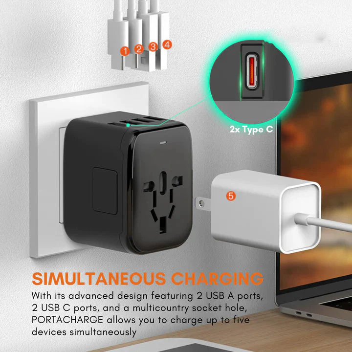 Universele 100V-220V Smart Travel Adapter Spanningsomvormer - Image 3