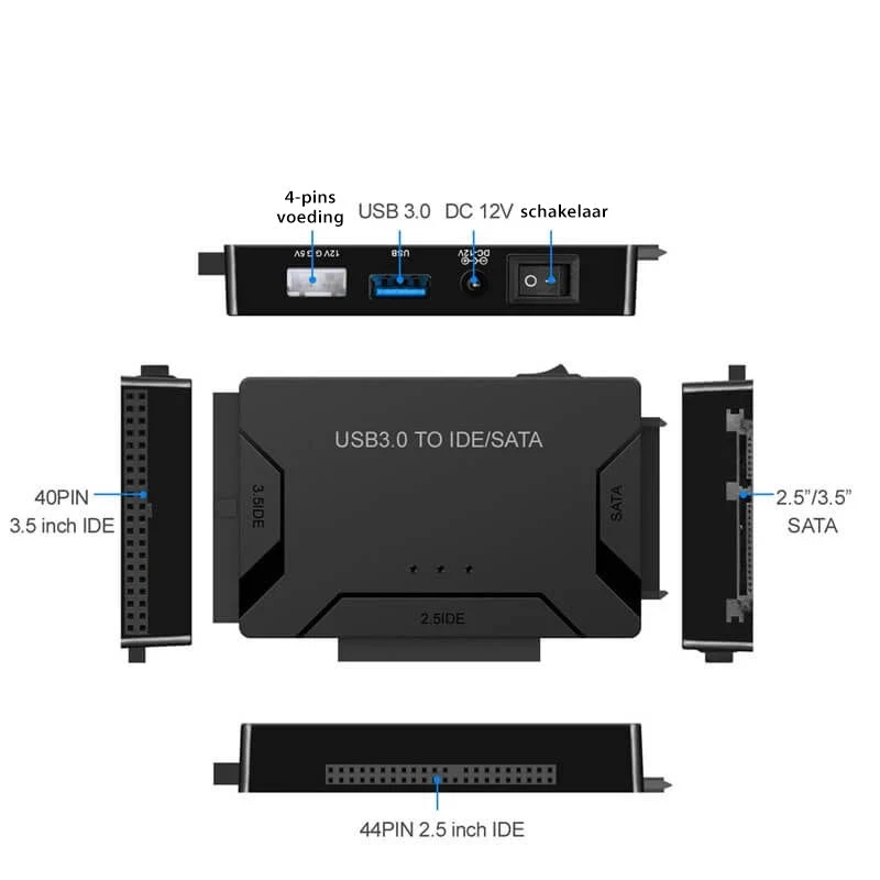 USB 3.0 Naar IDE / SATA-Adapter - Image 8