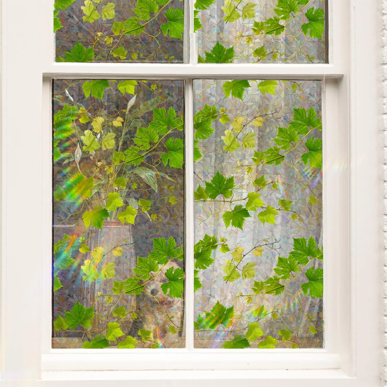 UV-beschermende regenboogglasstickers voor privacy in huis - Image 14