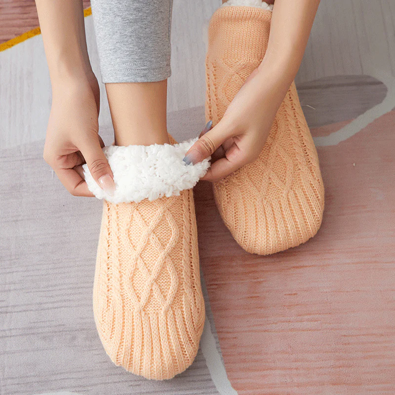 V-mond pluizige pantoffel sokken | 1+1 GRATIS - Image 5