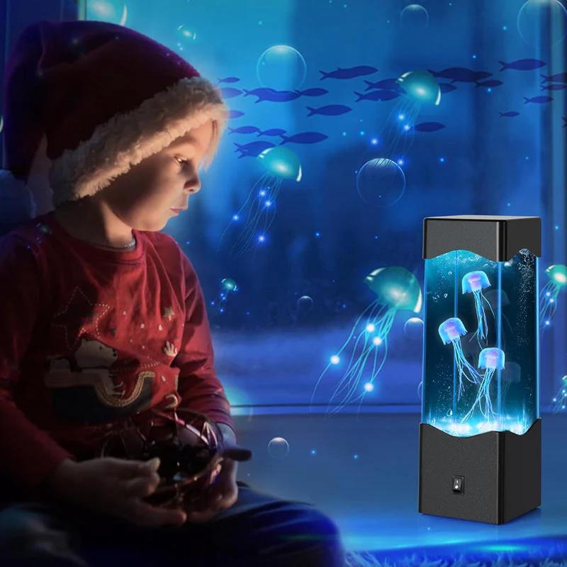 Veelkleurige Kwallen Lavalamp - Image 3