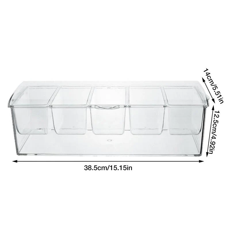 Veelzijdige tray container met 5 trays - Ideaal voor de zomer of tijdens het picknicken! - Image 9