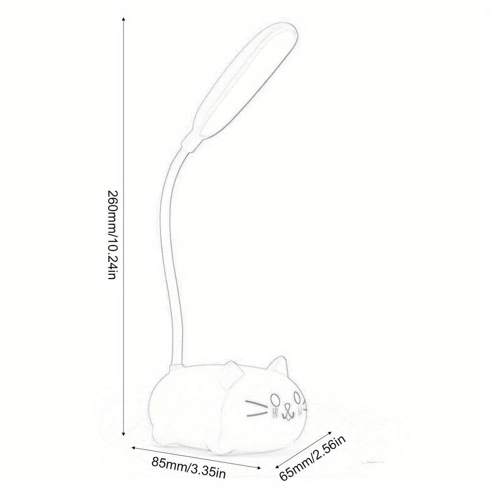 Verstelbare LED Bureaulamp met USB Oplaadfunctie - Image 7