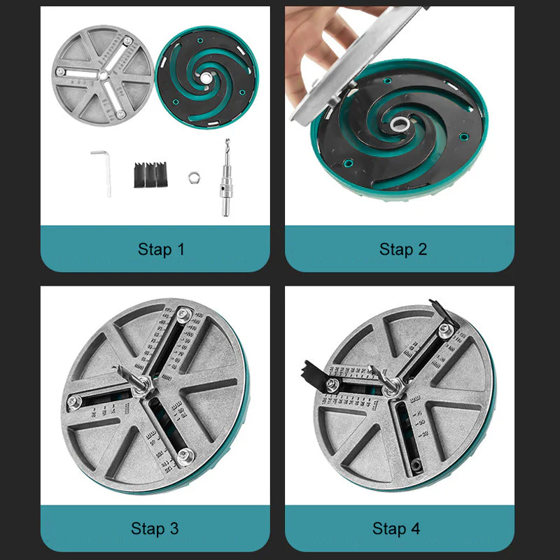 Verstelbare snijgereedschappen voor houtbewerking, gatopener - Image 9