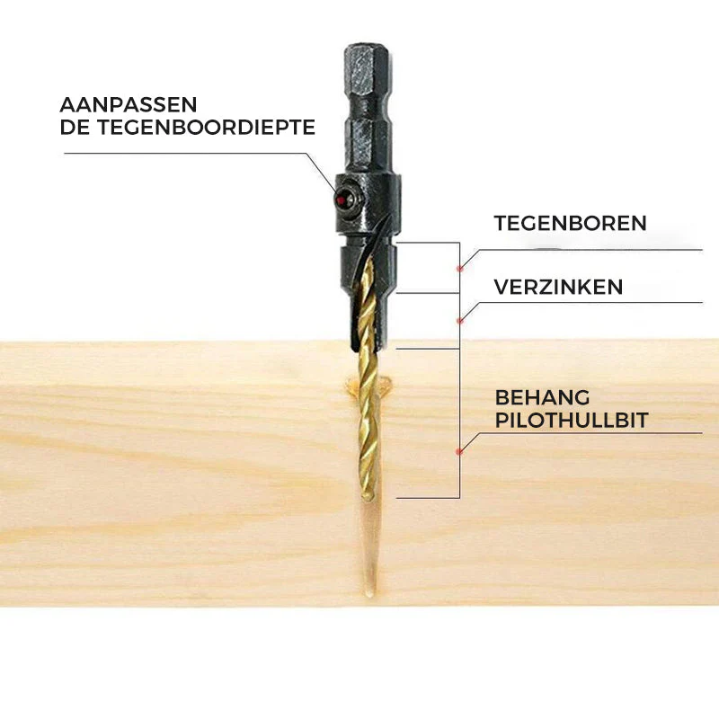 Verzinkboren (set van 5) - Image 6