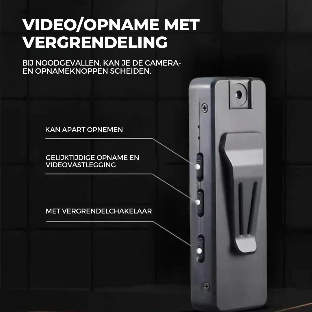 VideoCam™ - Draagbare videorecorder met nachtzicht + GRATIS SD KAART - Image 5