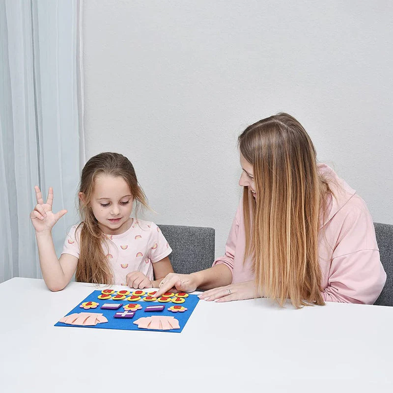 Vilten bordvinger nummers tel speelgoed - Image 5