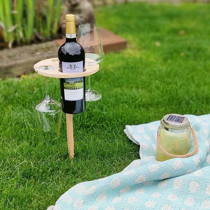 Vino ™ - opvouwbare picknicktafel met wijnhouder | 50% korting - Image 5