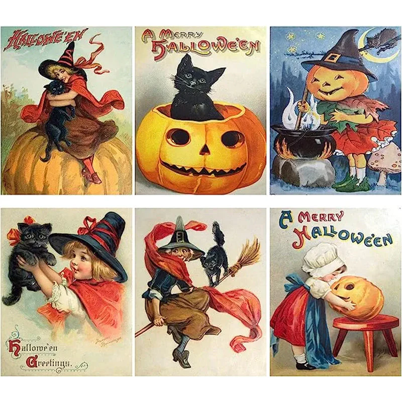Vintage Halloween Ansichtkaarten set (24 stuks) - Image 11