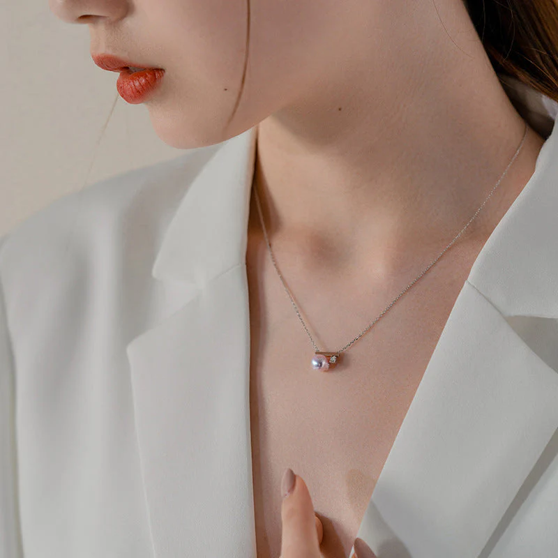 Vintage Stijlvolle Parel Balance Ketting - Image 4