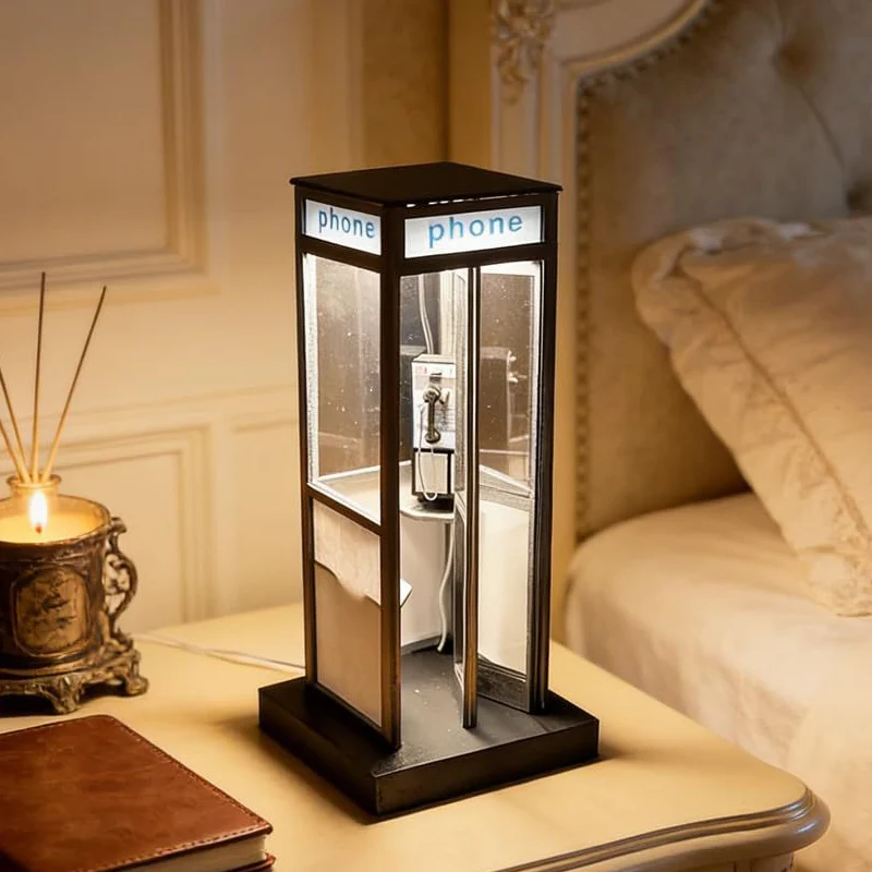 Vintage telefooncel lamp – Dompel jezelf onder in nostalgie - Image 3