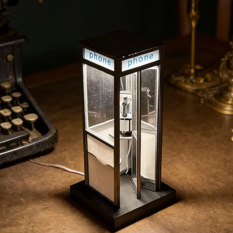 Vintage telefooncel lamp – Dompel jezelf onder in nostalgie - Image 7
