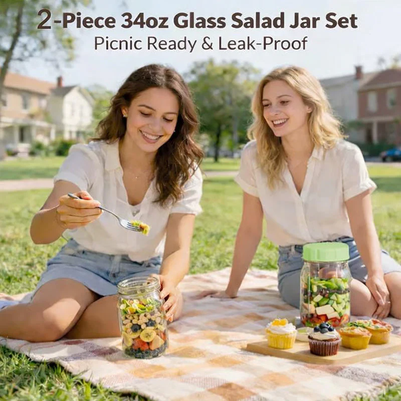 VividVessel – Frisse saladebox glas | 2+1 GRATIS - Image 12