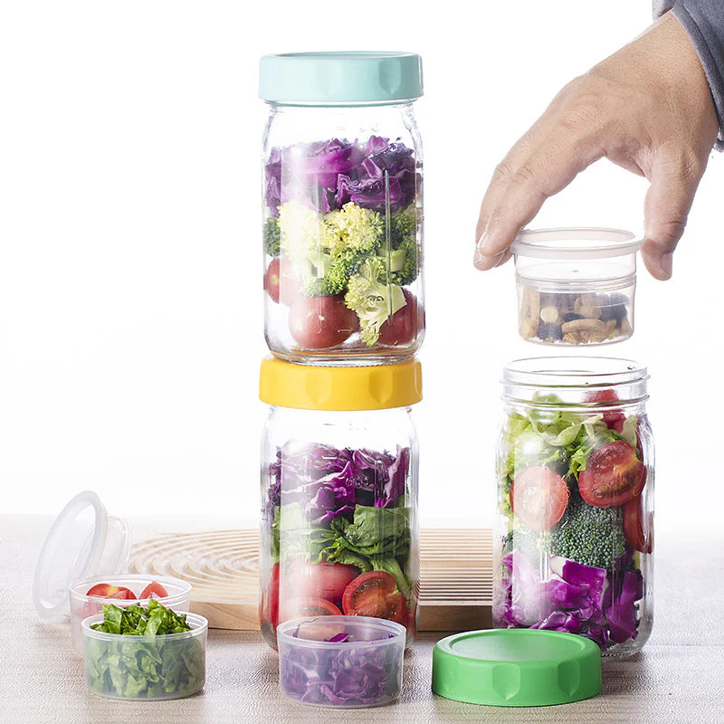 VividVessel – Frisse saladebox glas | 2+1 GRATIS - Image 13