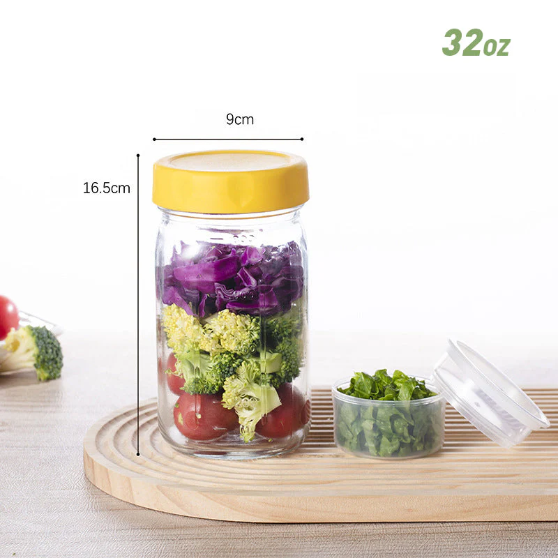 VividVessel – Frisse saladebox glas | 2+1 GRATIS - Image 15