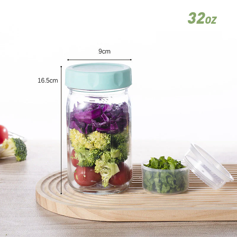VividVessel – Frisse saladebox glas | 2+1 GRATIS - Image 24