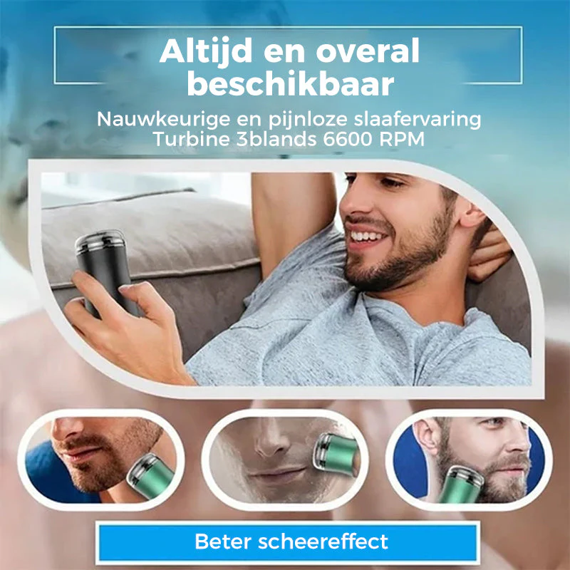 Wasbaar elektrisch scheerapparaat in zakformaat - Image 5