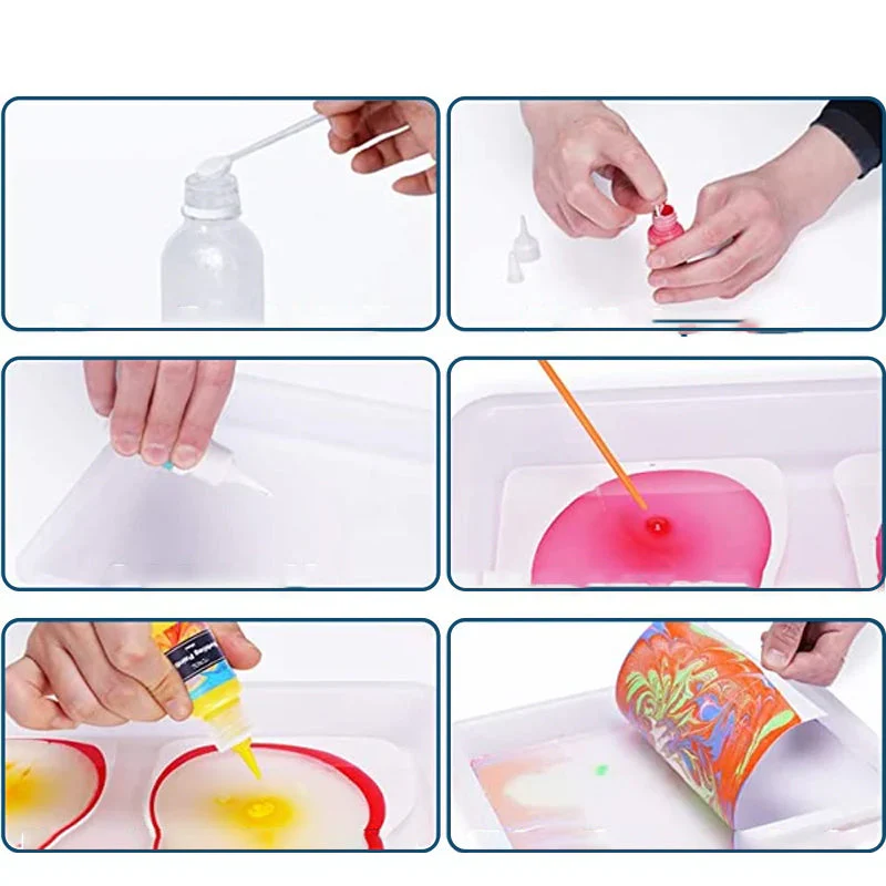 Water Marmering verf Art Kit - Image 6
