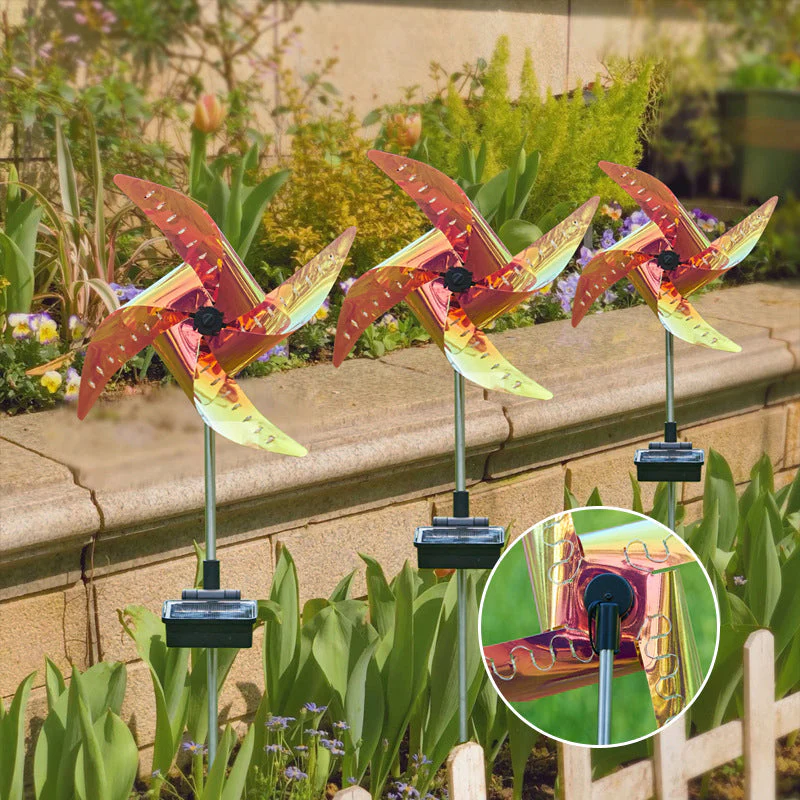Waterdicht Solar Garden Windmolenlicht - Image 10