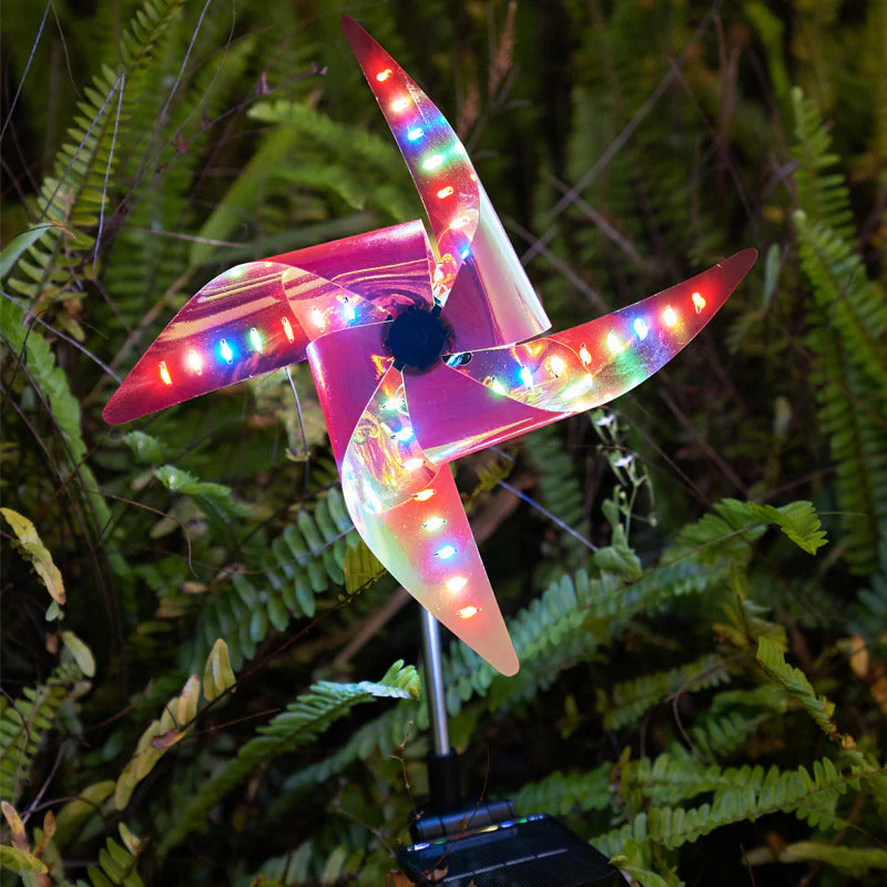 Waterdicht Solar Garden Windmolenlicht - Image 2