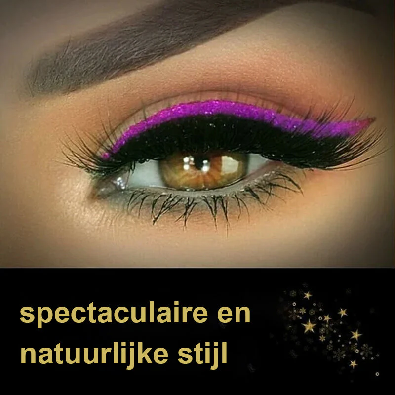 Waterdichte en herbruikbare eyeliner en wimpersticker - Image 2