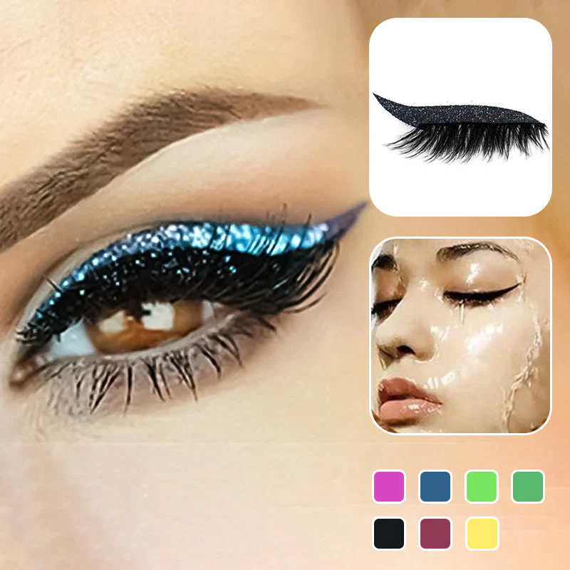 Waterdichte en herbruikbare eyeliner en wimpersticker - Image 3