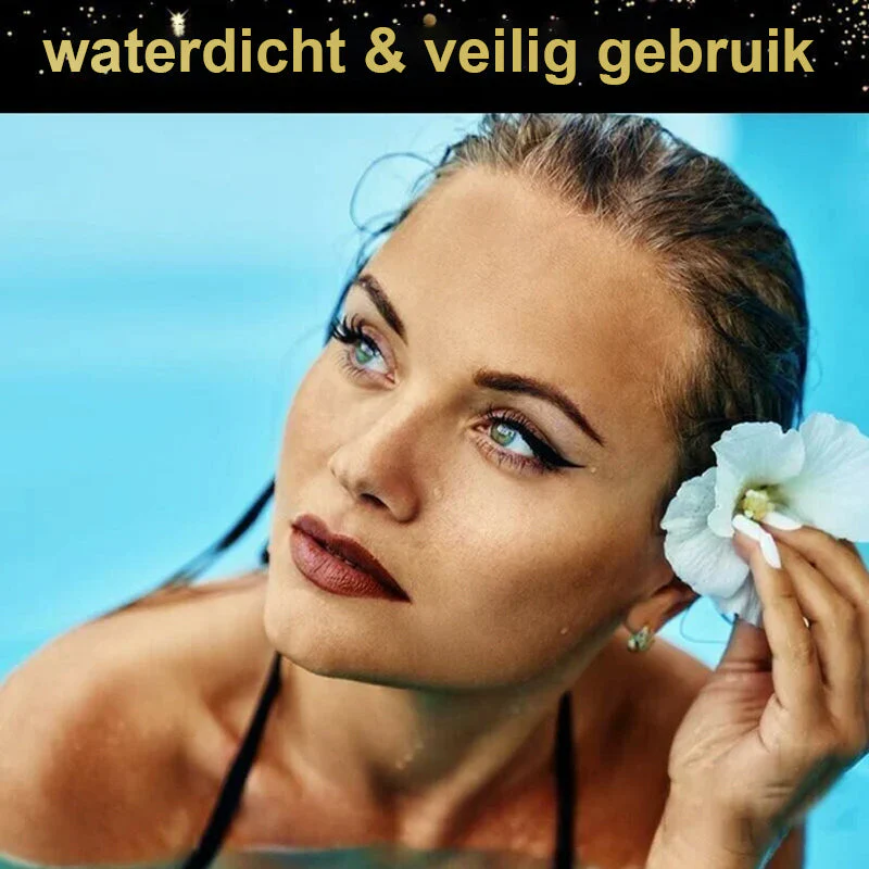 Waterdichte en herbruikbare eyeliner en wimpersticker - Image 4