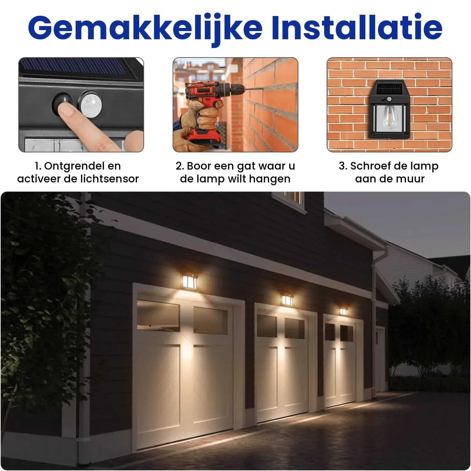 Lumy Light – Draadloze Tuinlamp op Zonne-energie | 1+1 GRATIS - Image 4