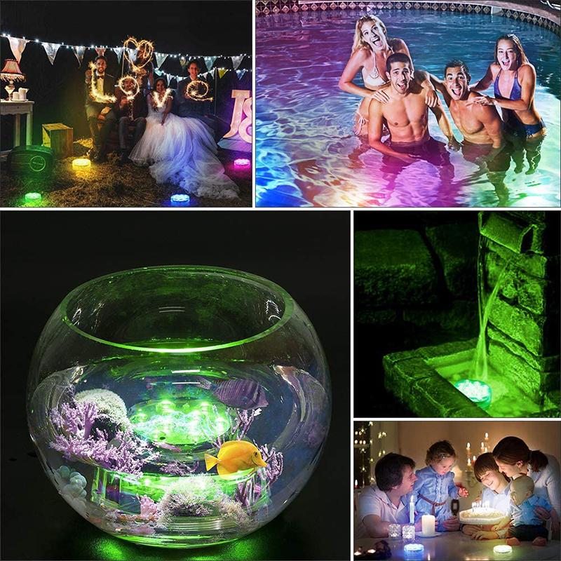 Waterdichte LED -sub -waterlamp met afstandsbediening - Glow Ripple - Image 3