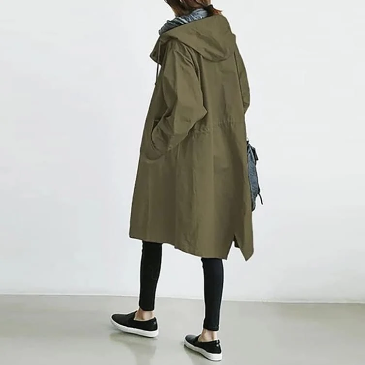 Julias™ Waterdichte Oversized Damestrenchcoat Met Capuchon | 2023 BESTSELLER - Image 7