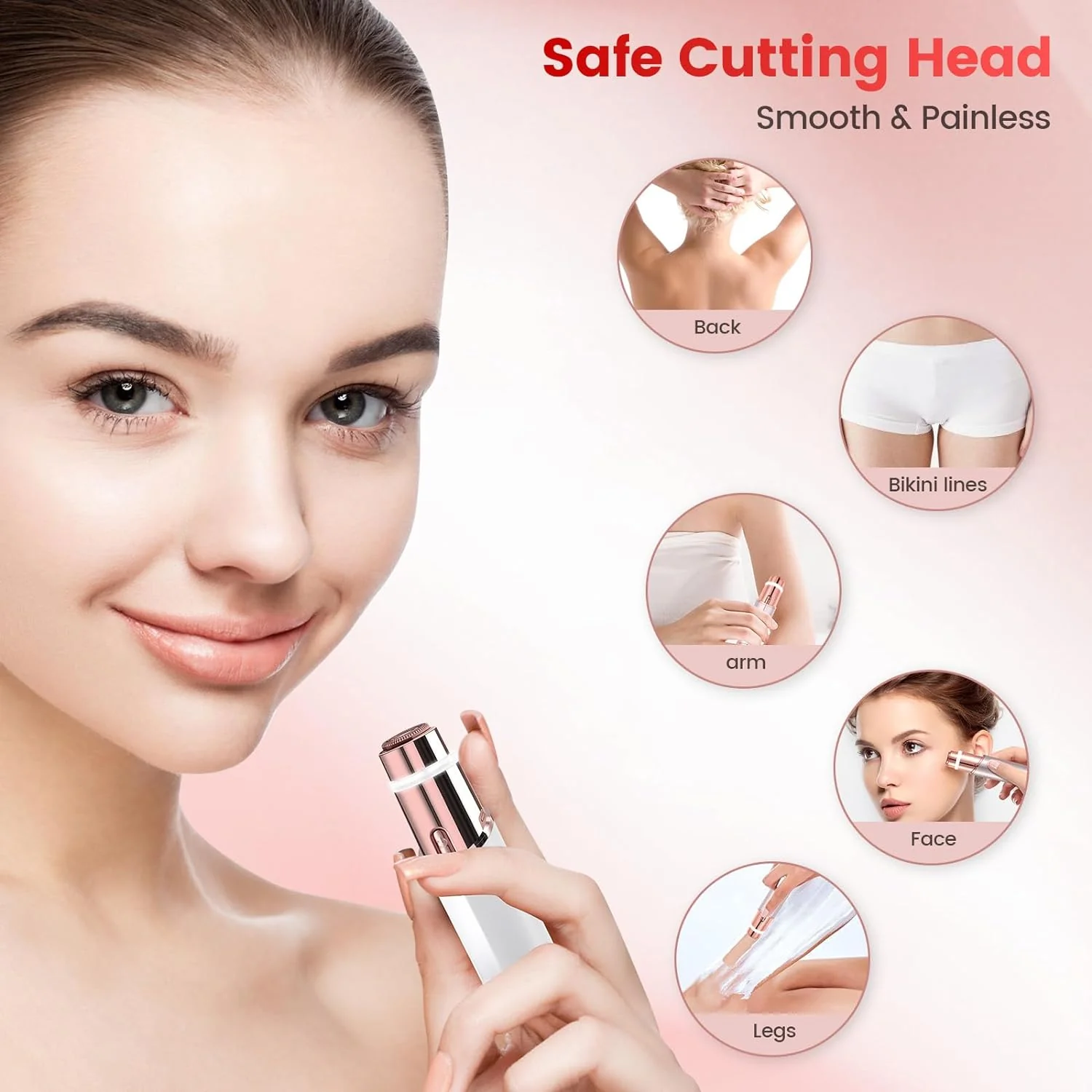 SilkGlow™ – Pijnloze Wenkbrauw Epilator | Compact, Elegant & Hypoallergeen | 1+1 GRATIS - Image 3