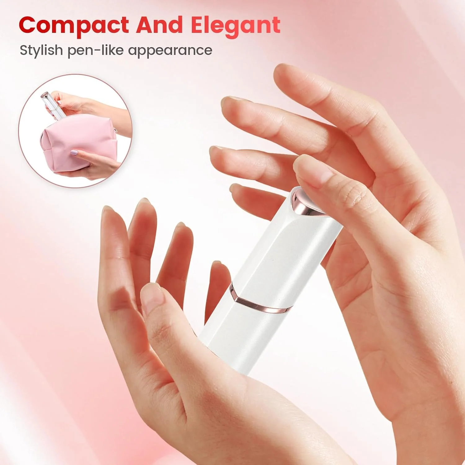 SilkGlow™ – Pijnloze Wenkbrauw Epilator | Compact, Elegant & Hypoallergeen | 1+1 GRATIS - Image 5