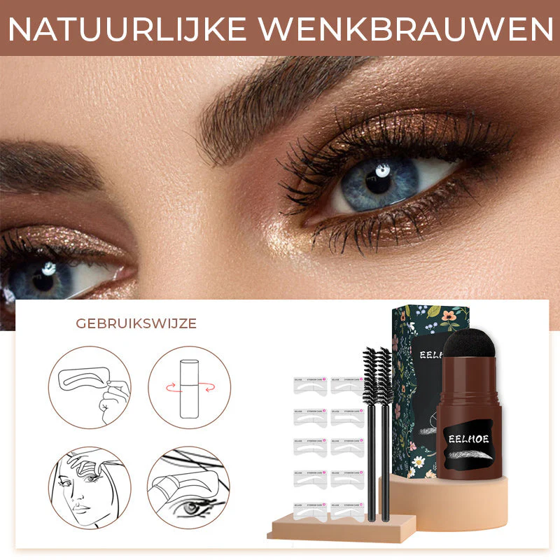 Wenkbrauw stempel beeldhouwset - Image 19