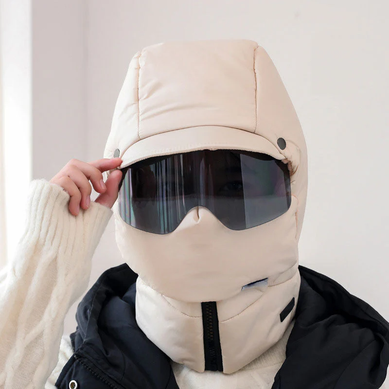 Winddicht, volledig bedekkend outdoormasker met bril - Image 4