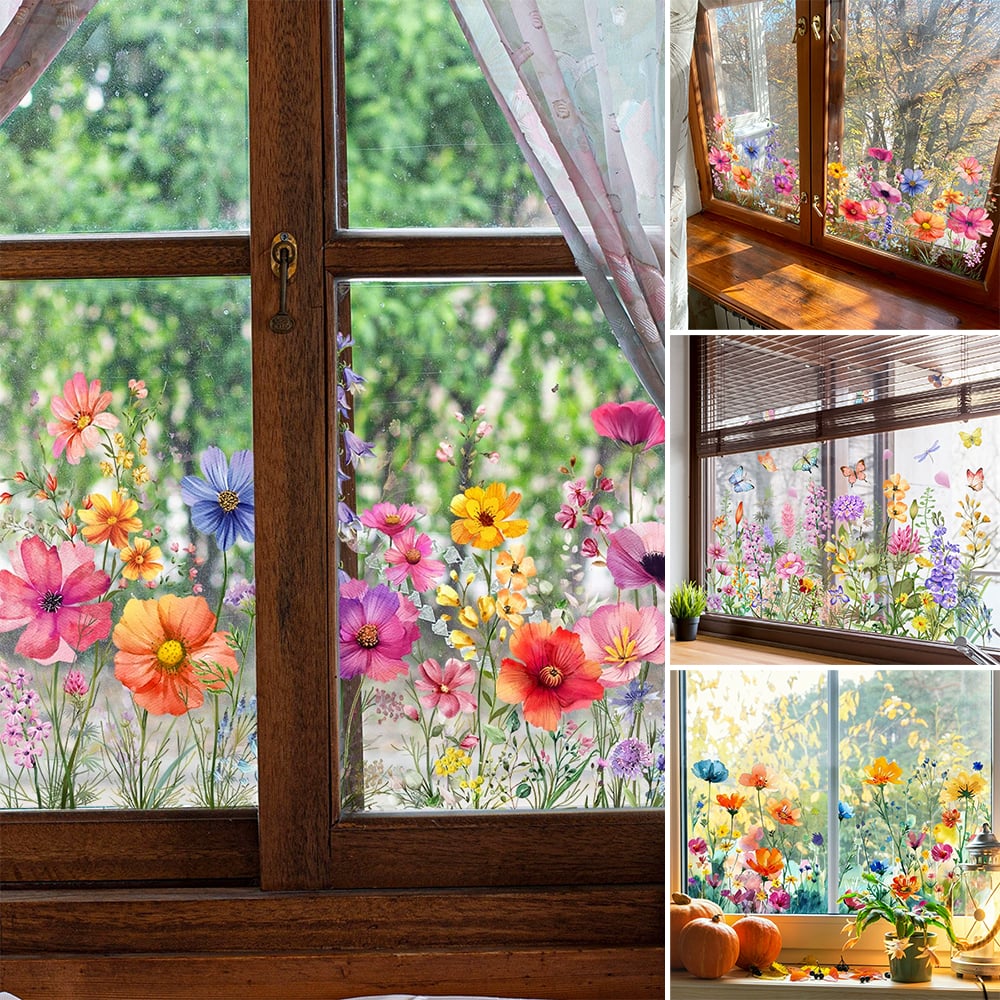 BloomWindow – Bloemen Raamfolie | 1+1 GRATIS - Image 2