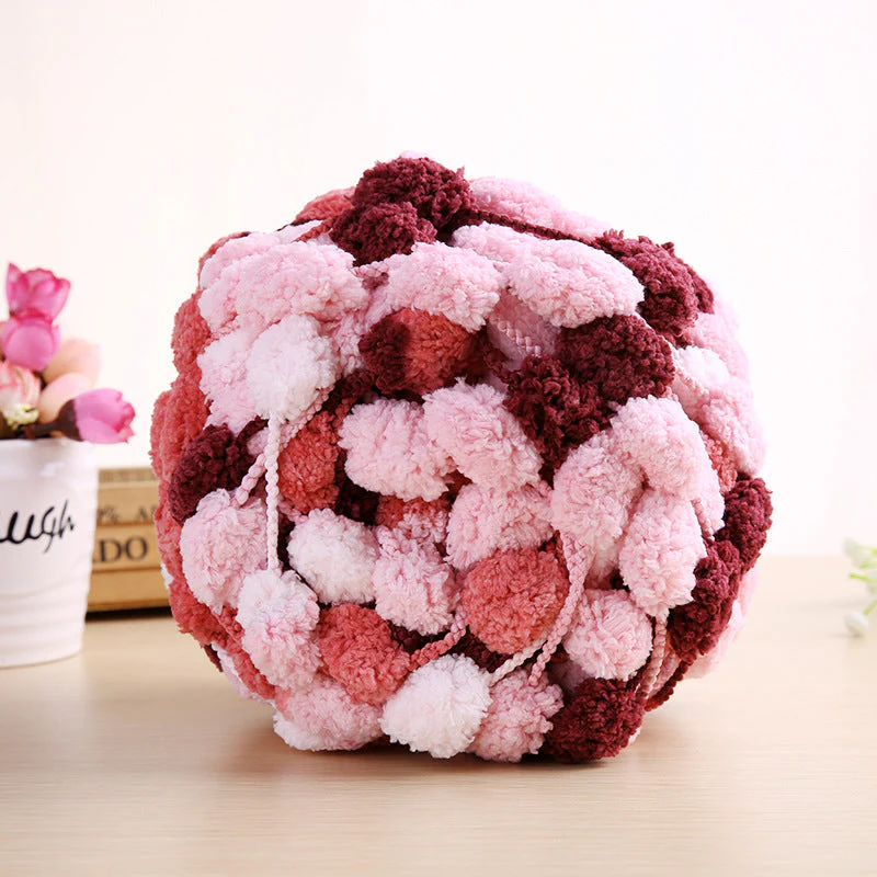 Winter DIY gevlochten parelmoer grove wol (6 stuks) - Image 22