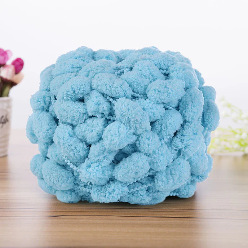 Winter DIY gevlochten parelmoer grove wol (6 stuks) - Image 23