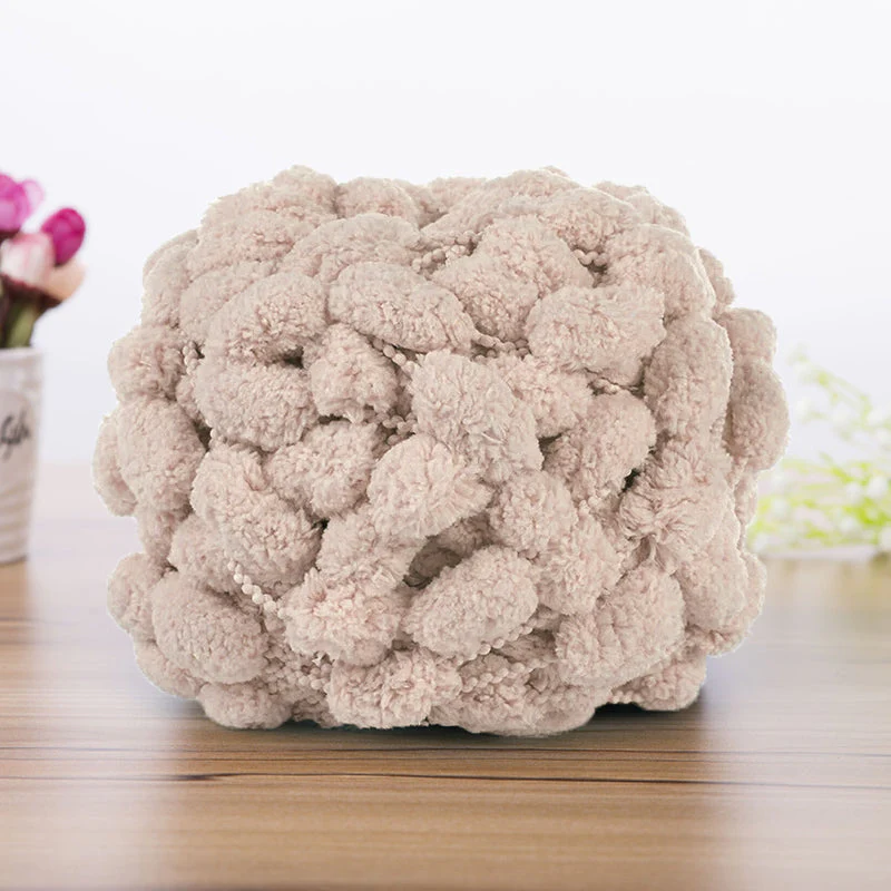 Winter DIY gevlochten parelmoer grove wol (6 stuks) - Image 26
