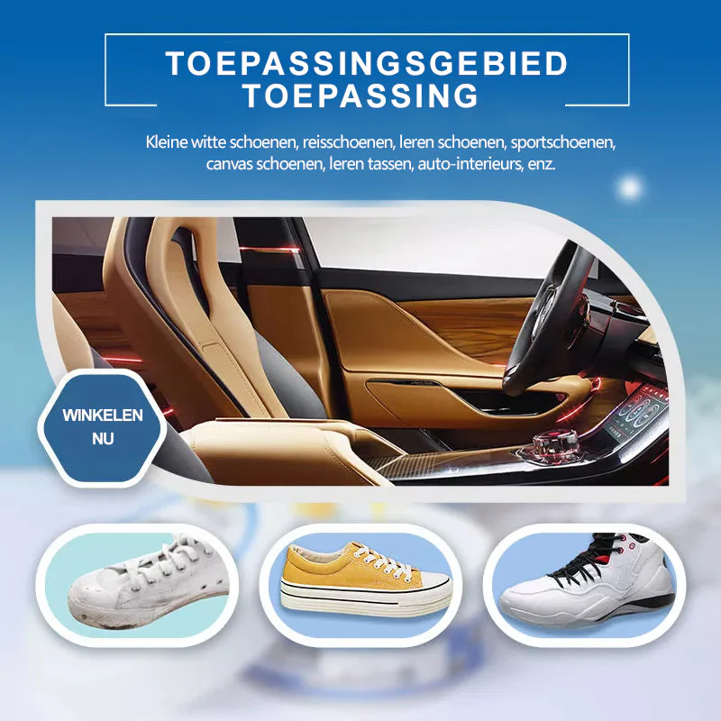 ShinyShoes™ – Snelste Schoenen Whitening Reinigingscreme  - Met GRATIS spons - Image 5