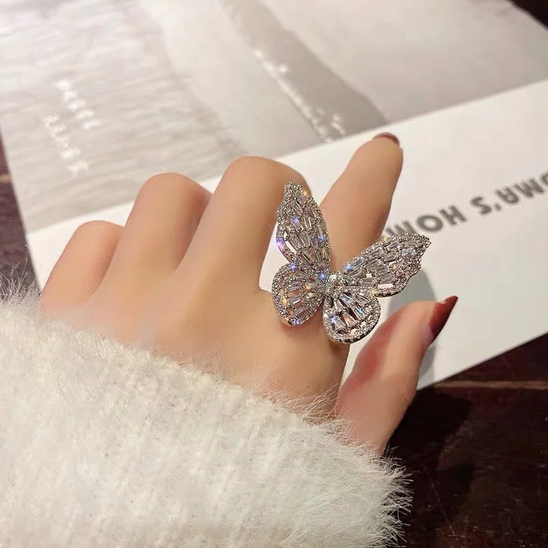 Women's Ziron Butterfly Ring - Image 4