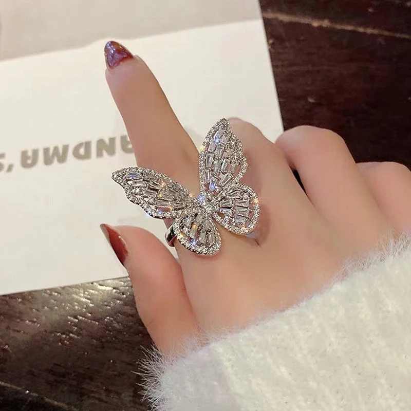 Women's Ziron Butterfly Ring - Image 9