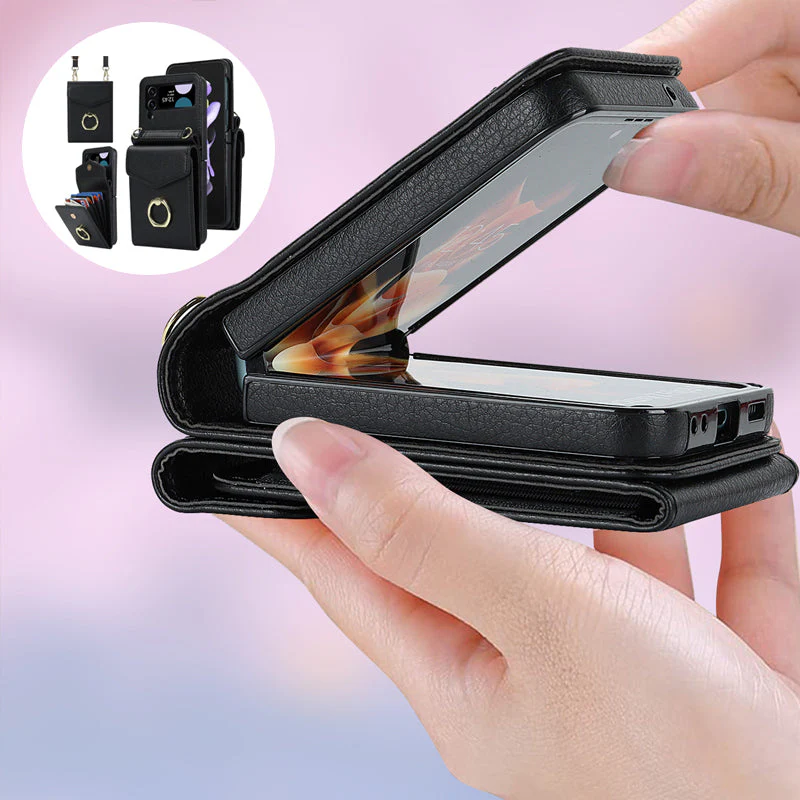 Z Flip5 Opvouwbare Messenger-telefoonhoes voor Samsung Flip4 - Image 11
